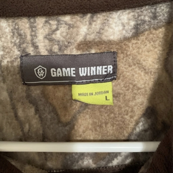 Boys L Game Winner Camo Jacket - Picture 2 of 4